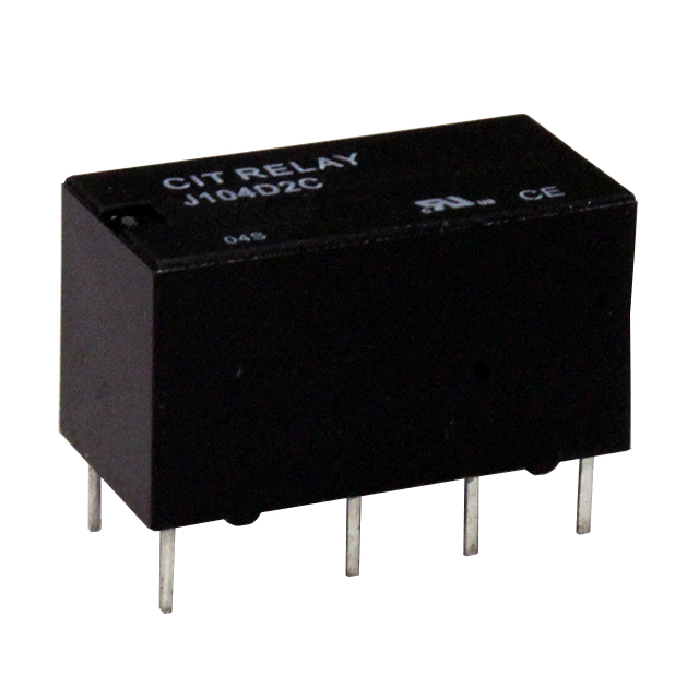 image of Signal Relays, Up to 2 Amps>J104D2C5VDC.20S